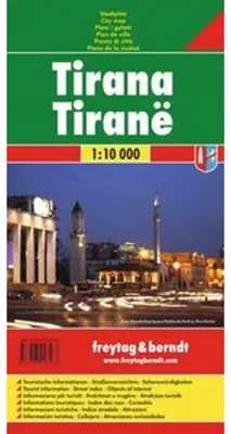 Immagine prodotto di Mappa della città di Tirana, scala 1:10.000
