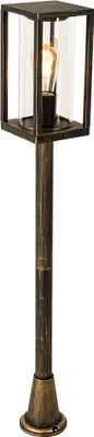 Produktbild von Qazqa Vintage außen Laterne für den Garten - Charlois - Gold, max. 40W, Geeignet für LED, 100cm, IP44