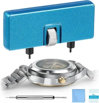 Image de Set de tournevis d'horloger Tournevis Remplacement de la pile Outil d'horlogerie Outil d'ouverture du boîtier Outil d'ouverture de la montre Remplacer le bracelet de la montre Outil pour barrette à ressort