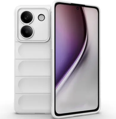 Immagine prodotto di Custodia per Xiaomi Poco M7 Pro 5G Custodia protettiva in silicone TPU morbido antiurto Bianco