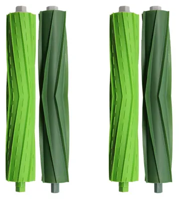 Image de Brosses de rechange en caoutchouc - Lot de 2 - pour robots aspirateurs des séries E et I - 2 pièces