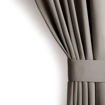 Produktbild von Gardine Ösen Vorhang Ösenvorhang Verdunkelnd 140x245 cm Beige Eyelet Einfarbig