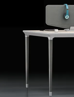 Produktbild von Büro Möbel Einrichtung Ausstattung Tisch Callcenter 4 Arbeitsplätze Schreibtisch