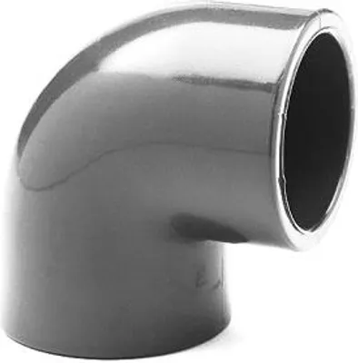 Produktbild von Winkel 90° I Ø 50 mm | Klebemuffen | PN16 | Grau
