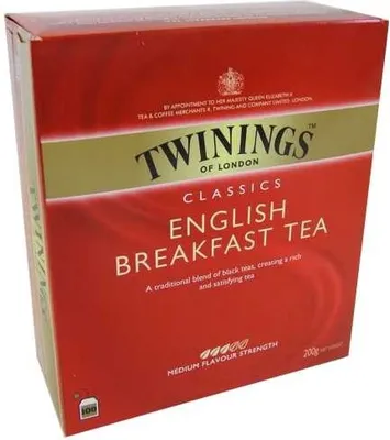 Produktbild von Twinings Teebeutel English Breakfast 100 Btl.