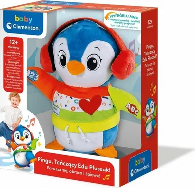 Obrázok produktu pre Clementoni Tancujúci Tučniak Pingu Edu Plyš 50717