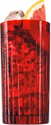 Obrázok produktu pre Beefeater 24 Tall Glas, Gin Glas, Trinkglas, Cocktailglas, Glas, Rot Transparent, 400 ml, 90391100