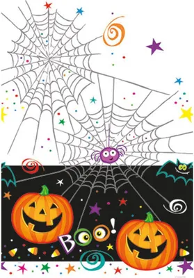 Produktbild von Tischdecke PVC Pumpkin Pals 137x213cm