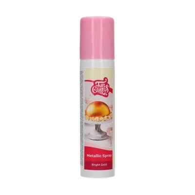 Produktbild von FunCakes Metallic Spray Hellgold 100 ml