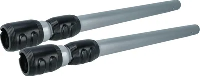 Two vacuum cleaner extension tubes shown side-by-side against a white background.