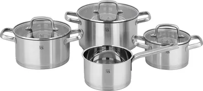 Obrázek produktu pro Sada nádobí z nerezové oceli BECKUM 7 ks CS-088736