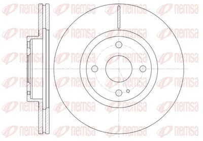 Produktbild von 2x REMSA Bremsscheibe 61380.10 vorne für MAZDA MX-5 II (NB) 269 7mm 46mm 5 86kg
