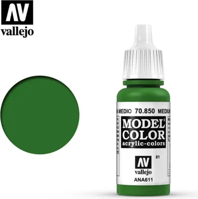 Immagine prodotto di Colore per modelli Vallejo 70850 Oliva media 17 ml, colore opaco per aerografo