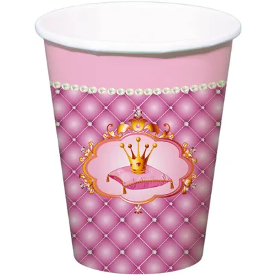 Immagine prodotto di Bicchiere di carta Princess 250 ml - 6 pezzi