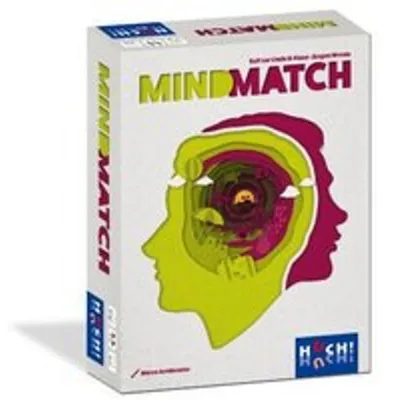 Produktbild von HUCH! | Mindmatch | Gesellschaftsspiel | Partyspiele für Familie | Ratespiel für Erwachsene | Errate die Gedanken der Mitspieler | Wörter Spiel auf Zeit | Familienspiele | Für 3-6 Spieler ab 8 Jahren