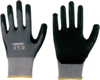 Produktbild von Handschuhe LeiKaFlex 1467 Gr.10 grau EN 420+ EN 388+EN 407 PSA II LEIPOLD