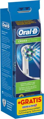 Produktbild von Braun Oral-B CrossAction, 3 Stück(e), Weiß, Oral-B