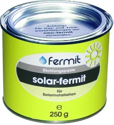 A can of Fermit Dichtungspaste Solar Fermit.