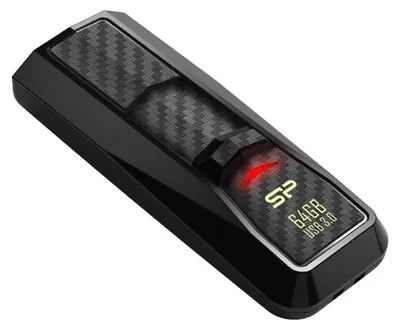 Obrázek produktu pro Silicon Power Blaze B50, 256 GB, USB Typ-A, 3.2 Gen 1 (3.1 Gen 1), Rukáv, 8,3 g, Černá
