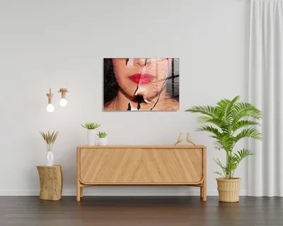 Image de Wallity, UV-537 - 70 x 100, Peinture décorative en verre trempé, Multicolore, 100 % verre trempé, 70 x 100 cm