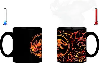 Produktbild von Jurassic World Tasse mit Thermoeffekt T-Rex