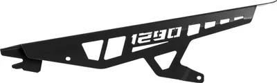 Produktbild von ZIEGER Kettenschutz kompatibel mit KTM 1290 Super Adventure Logo schwarz
