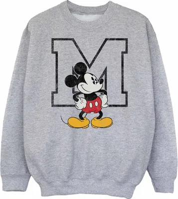Obrázok produktu pre Mickey Mouse - mikina "Classic M" pre chlapcov BI2099 (116) (sivá)