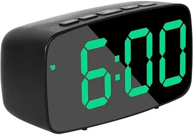 Obrázok produktu pre Digitálne budíky do spálne s LED displejom, ukazovateľom teploty, možnosťou nastavenia 12/24-hodinového formátu a funkciou odloženia budíka.