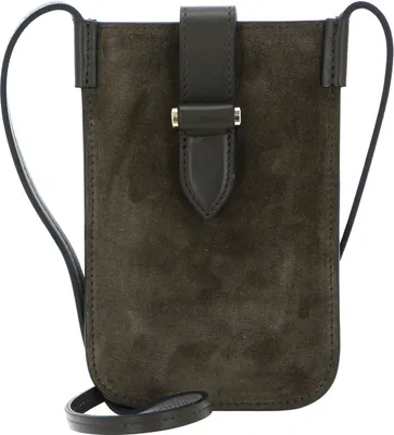 Immagine prodotto di DECADENT Pelle borsa per cellulare Fiona Mobile Bag Suede Army verde