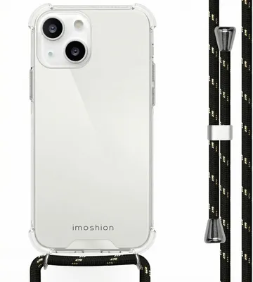 Immagine prodotto di imoshion Cover posteriore con cinturino iPhone 13 - Nero e oro