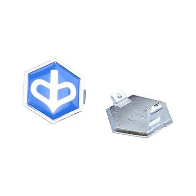 Image de Logo / emblème avant Piaggio 295486 pour Hexagon Zip NRG SKR 50, 125, 150, 180 - Pièce d'origine