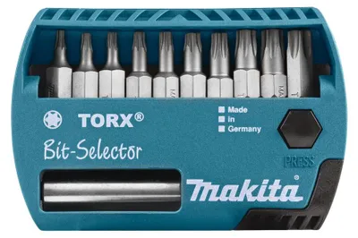 Produktbild von Makita P-53768, 11 Stück(e), Torx, 1.5/ 2.0/ 2.5/ 3.0/ 4.0/ 5.0/ 6.0/ 8.0x25 mm, 25 mm