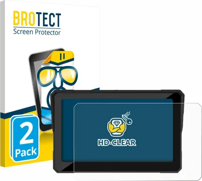 Produktbild von 2x Für Carpuride W702RS Pro 7" Schutzfolie BROTECT Displayschutz Display Schutz Folie Klar Transparent