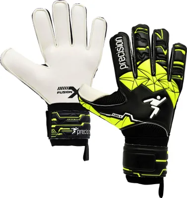 Produktbild von Precision Torwarthandschuhe Junior Fusion X Flat Cut Finger Protect Fußball