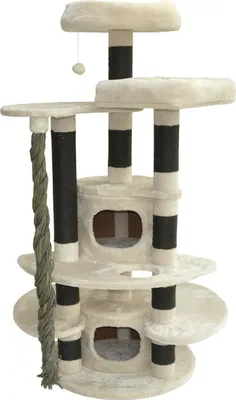 Image de Arbre à chat Arbre à chat beige 146 x 83 x 60 cm