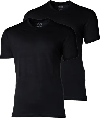 Produktbild von CECEBA Herren T-Shirt schwarz uni 2er Pack Größe: 50