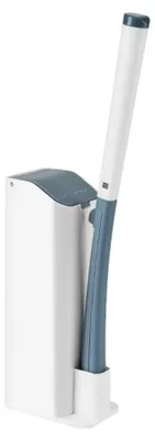 Image de Solidchoice - Ensemble de brosses WC jetables avec 8 têtes de rechange, bleu