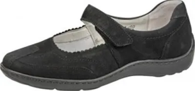 Produktbild von Waldläufer Henni, Damen Comfort Slipper, schwarz(schwarz), Gr. 4