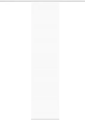 Produktbild von 84401 Schiebegardine ROM halbtransparent, Bambus-Optik 260x60 cm, weiß