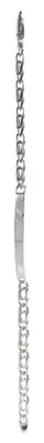 Produktbild von Miamar SAB03 Herren Armband Gravurarmband Silber 18,5 cm