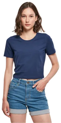 Produktbild von Build Your Brand Damen T-Shirt Ladies Cropped Tee lightnavy M