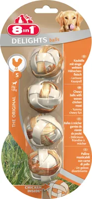 Produktbild von 8in1 Delights Kaubälle S - 4 Stück