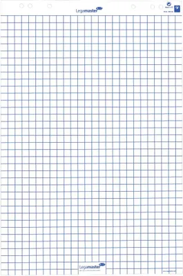 Produktbild von Legamaster 7-156500, Weiß, Papier, 980 mm, 650 mm, 4,5 kg, 125 mm