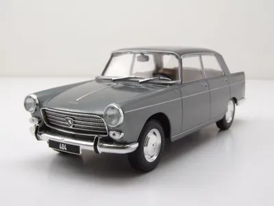 Produktbild von Whitebox 124160 Peugeot 404 1960 grau metallic 1:24