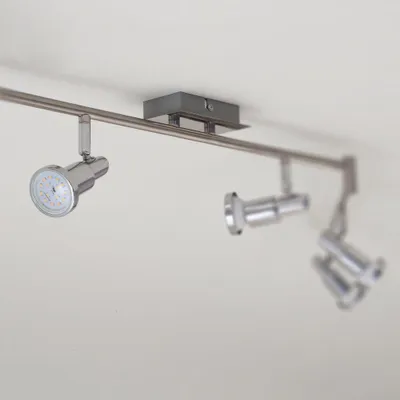 Produktbild von Deckenstrahler - 30W, 2400lm, LED, schwenkbar, GU10, warmweiß, matt-nickel