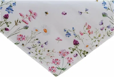 Produktbild von Tischdecke Tischläufer mit Druck Blumenwiese 110 x 110 cm