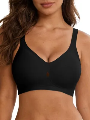 Produktbild von Nahtloser Push-Up BH ohne Bügel für Damen mit V-Ausschnitt