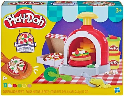 Produktbild von Play-Doh Bunte Pizzeria Spielset, 3 Jahr(e), Metall, Polypropylen (PP), Polyethylen, 14 Stück(e)