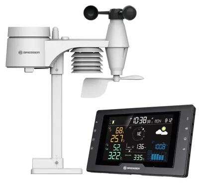 Produktbild von Bresser Azores Profi Wetterstation Funk mit 5 in 1 Außensensor