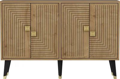 Produktbild von Skye Decor, Ahart - Sapphire Oak, Gold, Wohnzimmerschränke, Saphir-Eiche, 120 x 80 x 30 cm